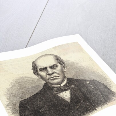 Domingo F. Sarmiento, President of the Argentine Confederation Magazine Illustration by Anonymous