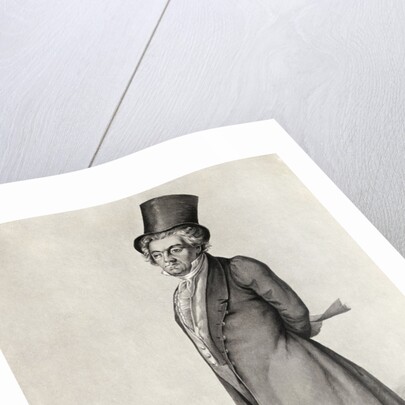 Illustration of Musician Beethoven in Formal Attire by Anonymous