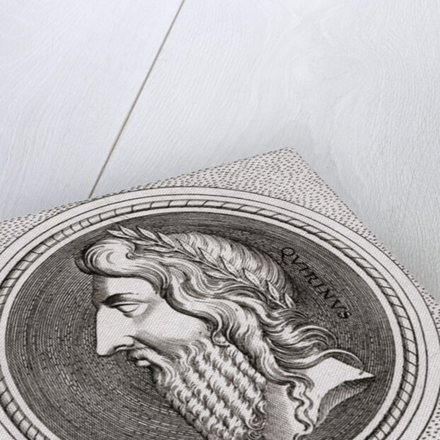 Profile Illustration of Romulus, the First Roman King by Anonymous