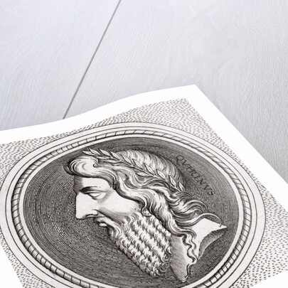 Profile Illustration of Romulus, the First Roman King by Anonymous