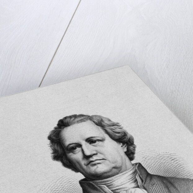 Illustration of Poet Johann Wolfgang von Goethe by Anonymous