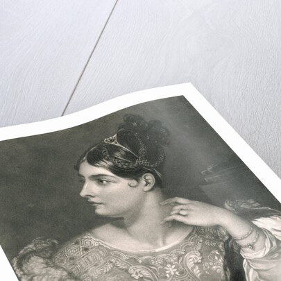 Poet Caroline Norton by Anonymous