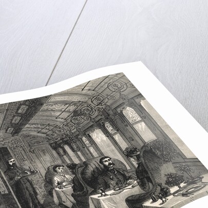 Interior of Dining Car by Anonymous