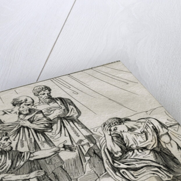 Illustration of a Depressed Alexander the Great by Anonymous