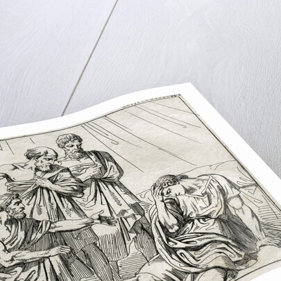 Illustration of a Depressed Alexander the Great by Anonymous