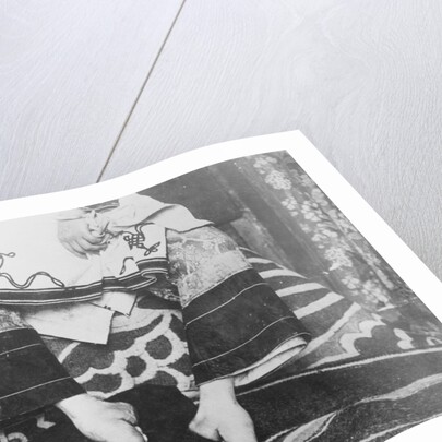 Portrait of Chinese Foot Binding by Anonymous