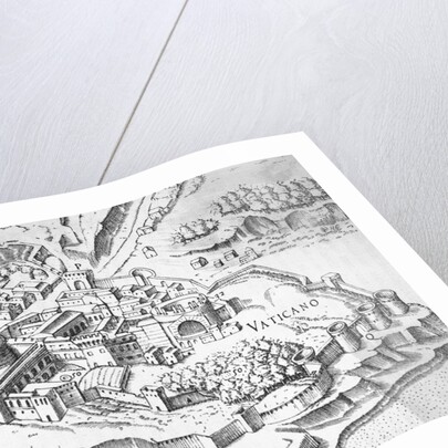 Map of Vatican Area by Antonio Lafreri