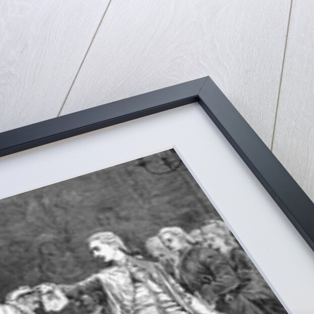 Painting of Couples Dancing the Minuet by Anonymous