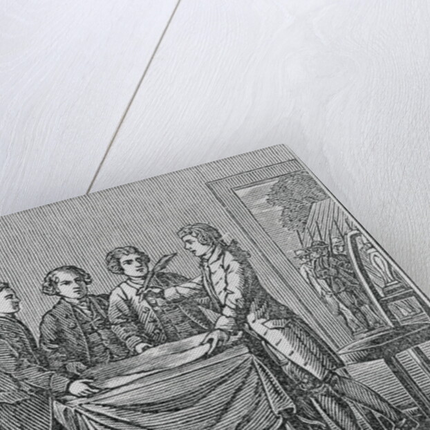 Print of European Kings Meeting Together by Anonymous