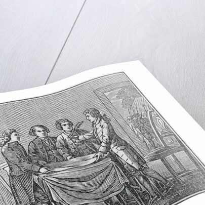 Print of European Kings Meeting Together by Anonymous