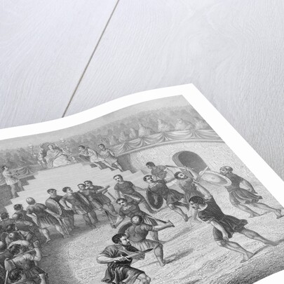 Royalty and Audience Watching Gladiators Fight by Anonymous