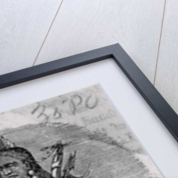 Drawing of Native American Chief Pontiac by Anonymous