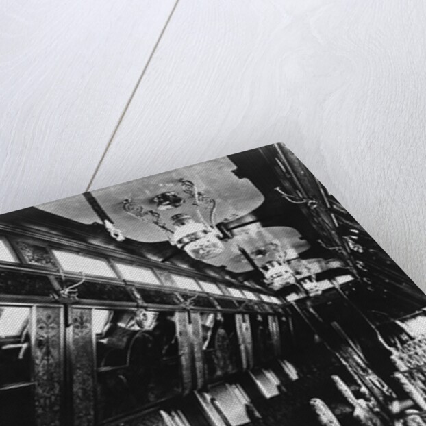 Interior of a Pullman Passenger Car by Anonymous