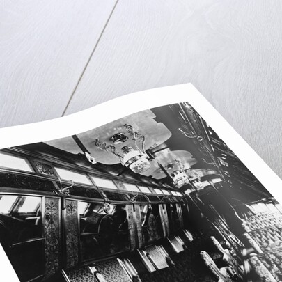 Interior of a Pullman Passenger Car by Anonymous