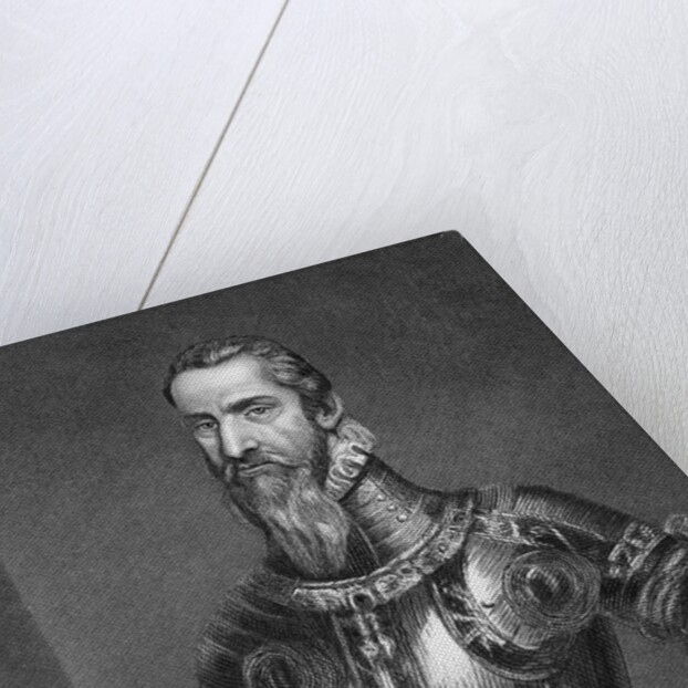 Illustrated Portrait of Duke Don Fernando Alvarez De Toledo by Anonymous