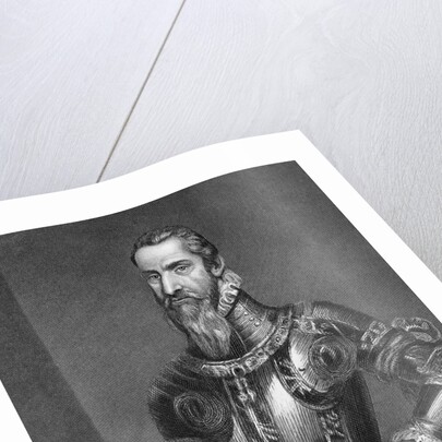 Illustrated Portrait of Duke Don Fernando Alvarez De Toledo by Anonymous