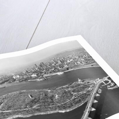 St. Helene's Island and Jacques Cartier Bridge by Anonymous