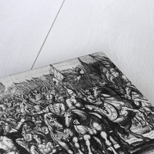 Illustration of Turks Outside Vienna by Anonymous