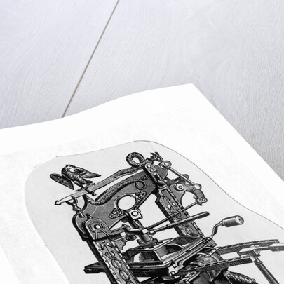 An Early Printing Press by Corbis