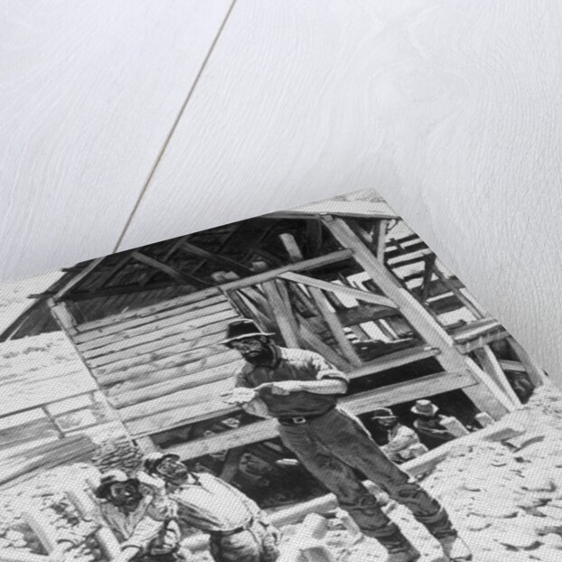 James W. Marshall Discovering Gold by Anonymous