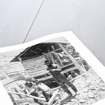 James W. Marshall Discovering Gold by Anonymous