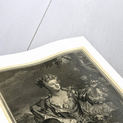 Eighteenth Century Woman With Her Servant by Anonymous