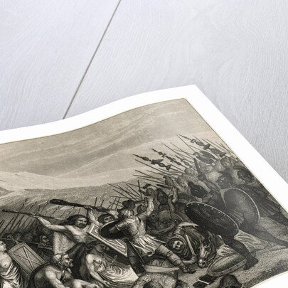 Germans Battling Roman Army by Anonymous