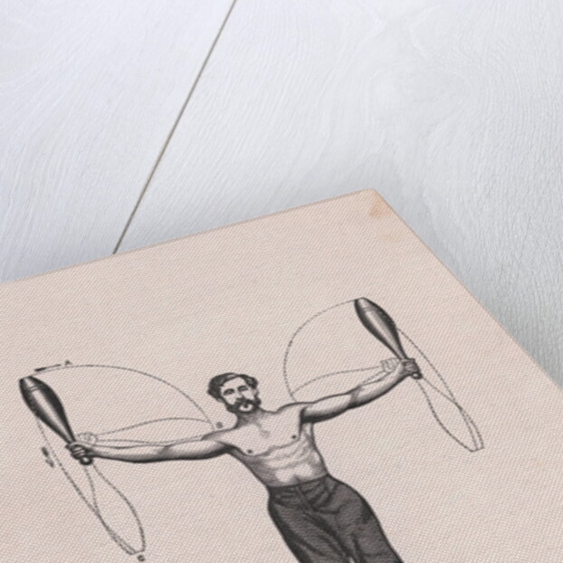 Juggling Instructional Illustration by Anonymous