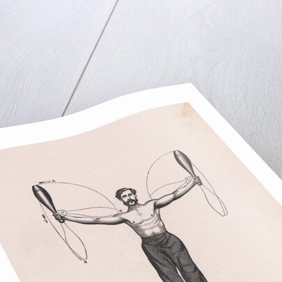 Juggling Instructional Illustration by Anonymous