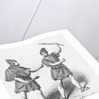 Roman Plebians Fighting by Anonymous