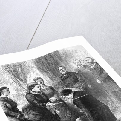 Benjamin Disraeli Being Ordained by Queen of England by Anonymous