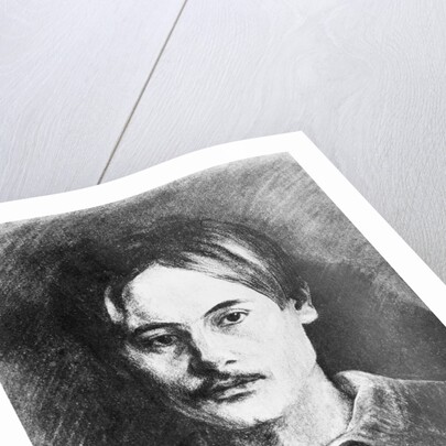 Drawing of French Poet Alfred Jarry by Anonymous