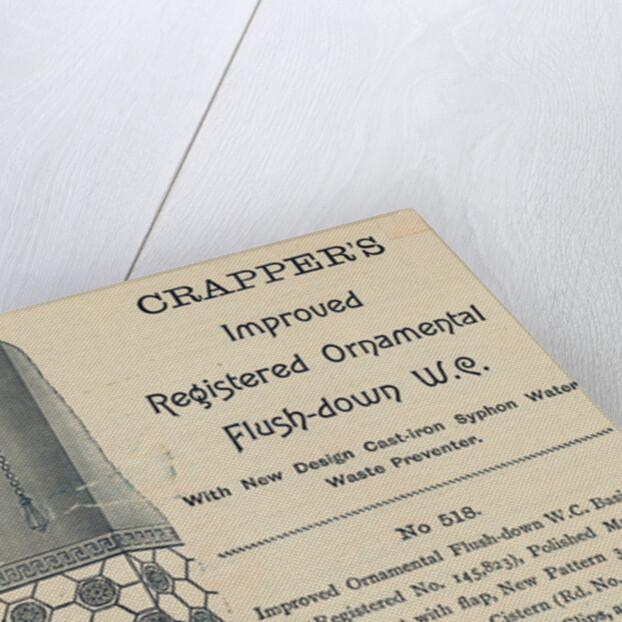 Advertisement for Crapper's Toilet by Anonymous