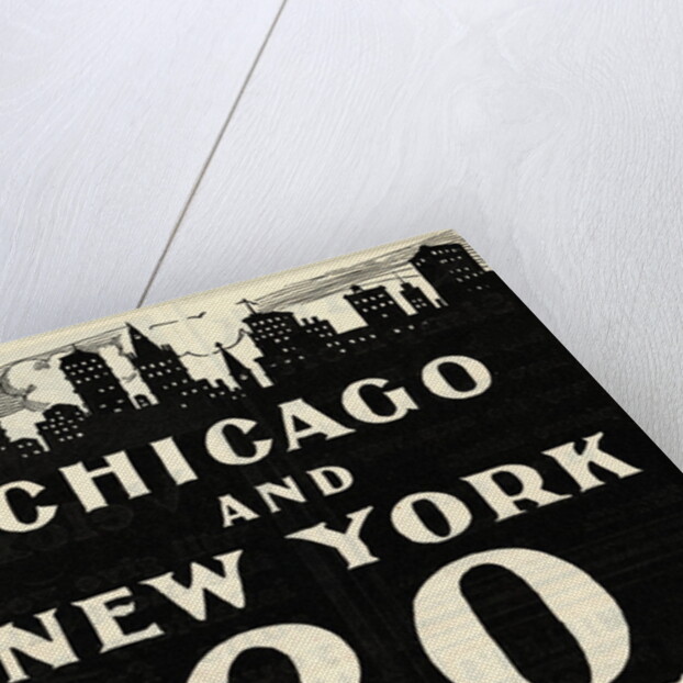 Advertisement for Railroad Service by Anonymous