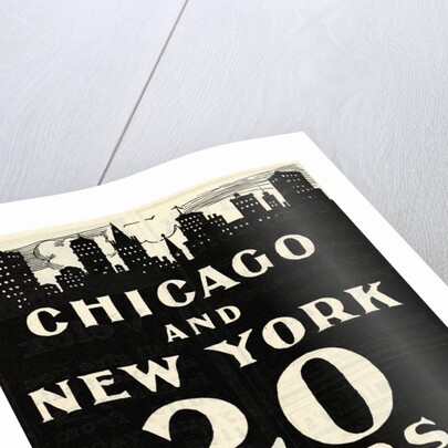 Advertisement for Railroad Service by Anonymous