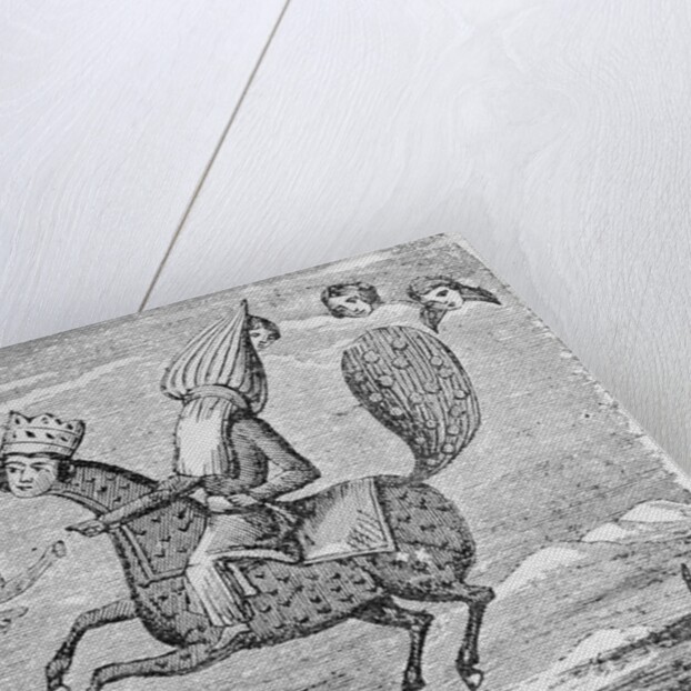 Print Depicting Mohammed Exiting Earth into the Heavens by Anonymous