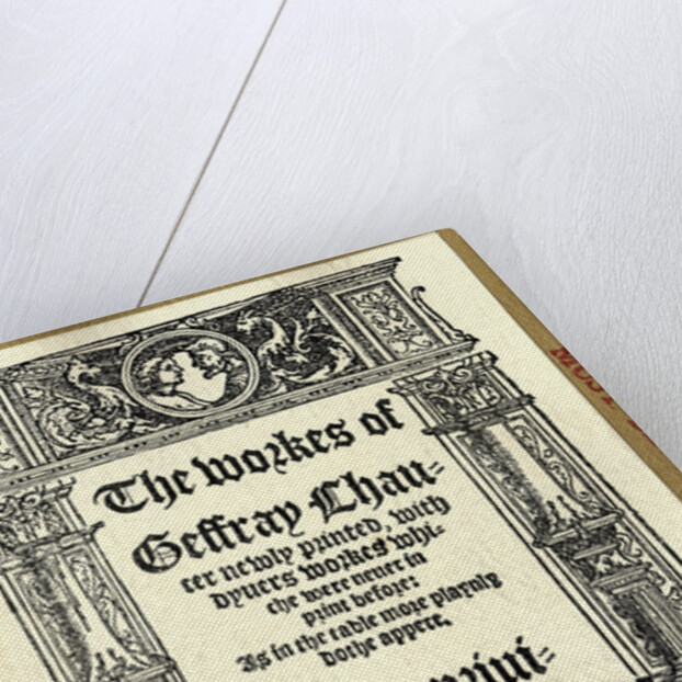 Title Page to Chaucer Works by Anonymous
