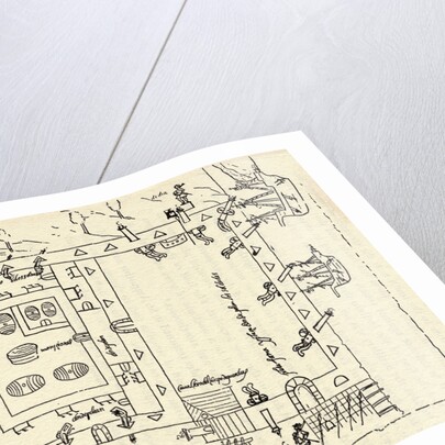 Diagram of the Fort at St. Augustine by Anonymous