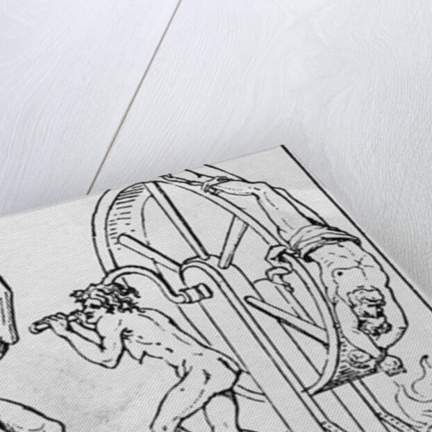 Tantalus,Sisyphus And Ixion/Illustration by Anonymous