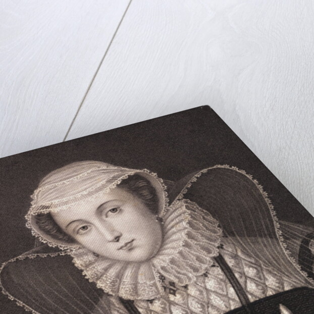 Mary Stuart Queen of Scotland with Crown Embellishment by Anonymous