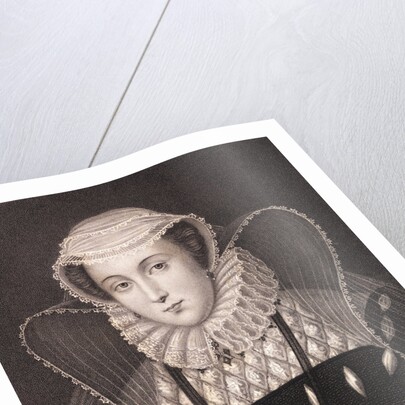 Mary Stuart Queen of Scotland with Crown Embellishment by Anonymous