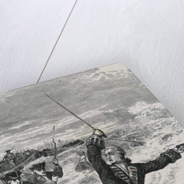 James Wolfe Leading Attack by Anonymous