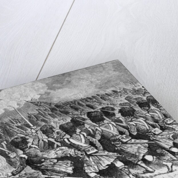 Battle Scene From French and Indian War by Anonymous