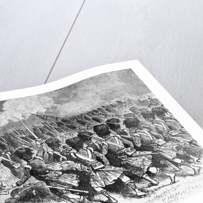 Battle Scene From French and Indian War by Anonymous