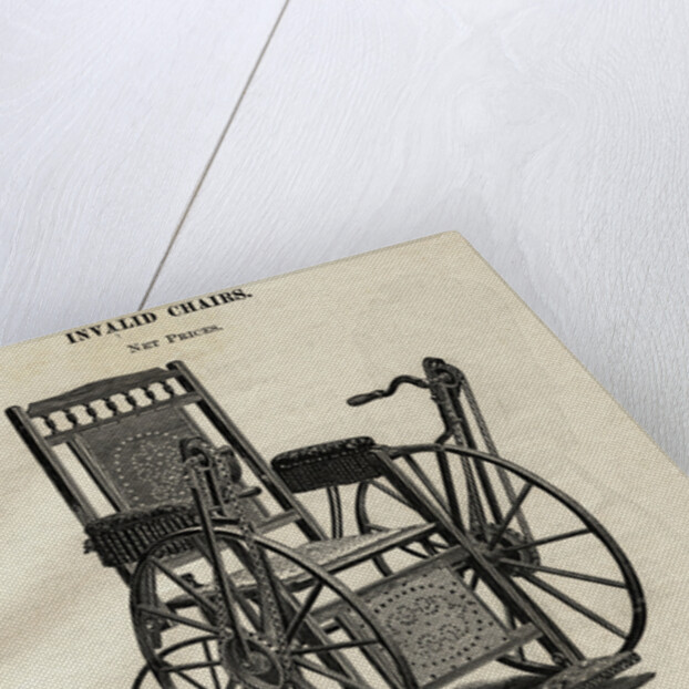 Early Wheelchair Advertisement by Anonymous