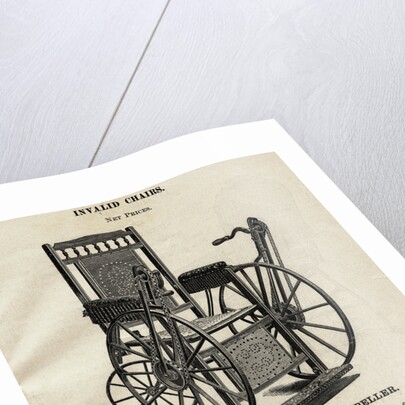 Early Wheelchair Advertisement by Anonymous