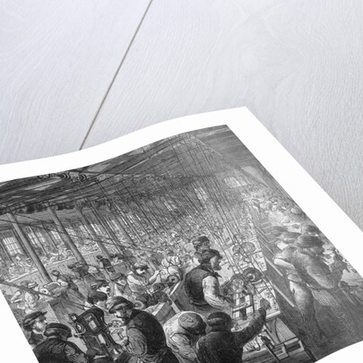 Illustration of Workers in Ammunition Factory by Anonymous