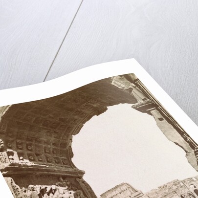 Colosseum Seen Through the Arch of Titus by Anonymous