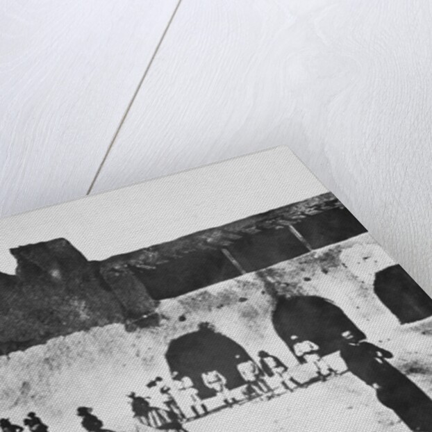 Ysleta Tiguas Outside Church of San Antonio De Padua by Anonymous