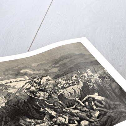 David Punishing the Ammonites Illustration by Anonymous